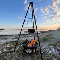 Kynast Tripod bålfad med hængegrill