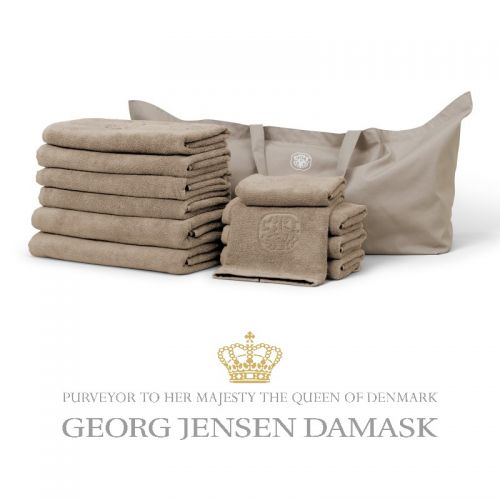 Georg Jensen Damask - Økologisk Frottépakke - XXL - Light Oak
