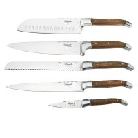 Laguiole by Hâws CHEF SET & KNIFE BLOCK - OLIVE