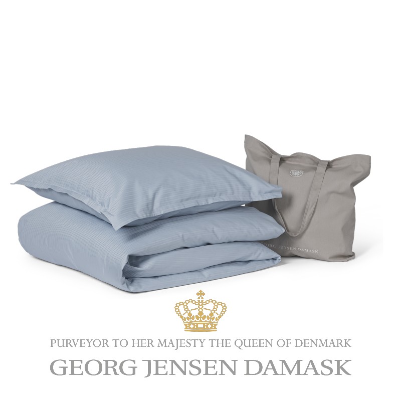 Georg Jensen Damask - Balanced Lines sengetøj_shaded blue