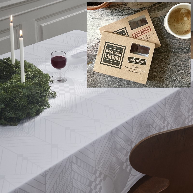 Georg Jensen Damask - Juledug og Bagsværd lakrids